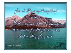 Jesus the Very Thought of Thee