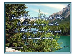 Jesus our present joy